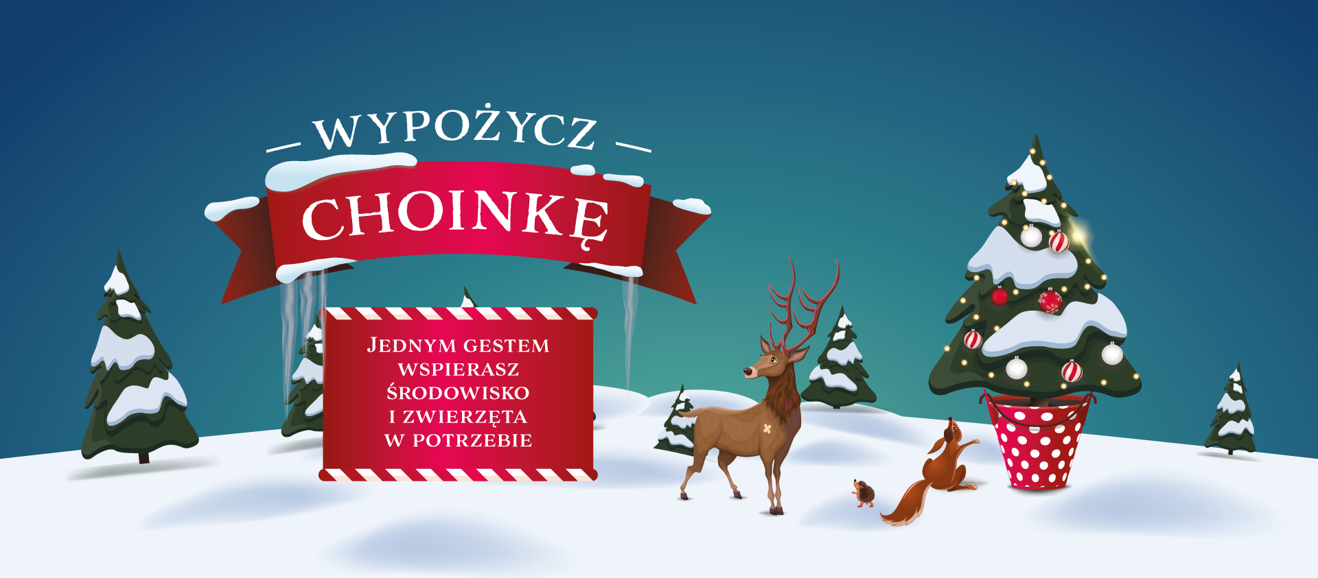 Ruszyła wypożyczalnia świątecznych choinek w Gdańsku z YIT