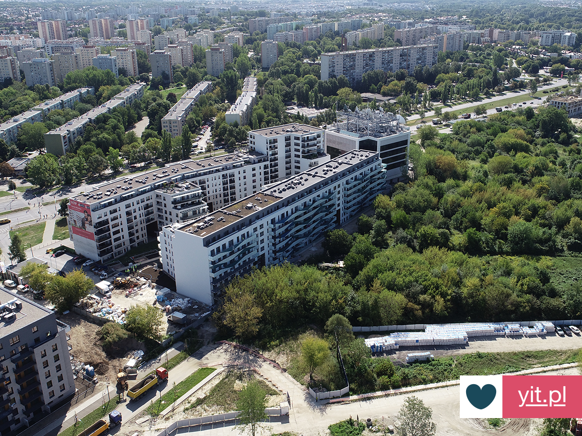 Nordic Mokotów w obiektywie drona