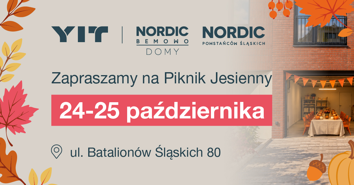 Zapraszamy na Piknik Jesienny 24–25 października na Bemowie!